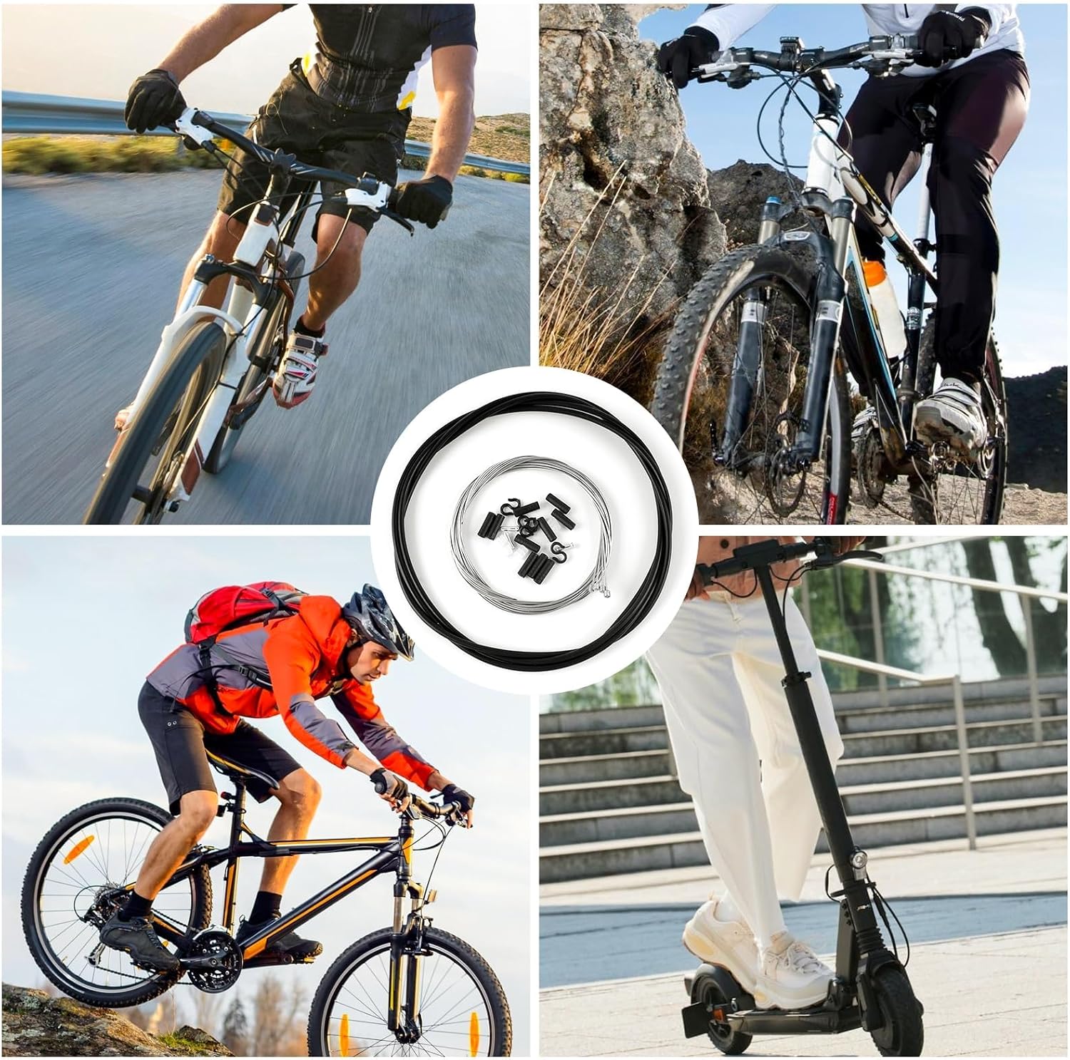 Thumbnail 6 de EclipseGuard kabelset voor fietsversnellingen met stalen binnenkabels