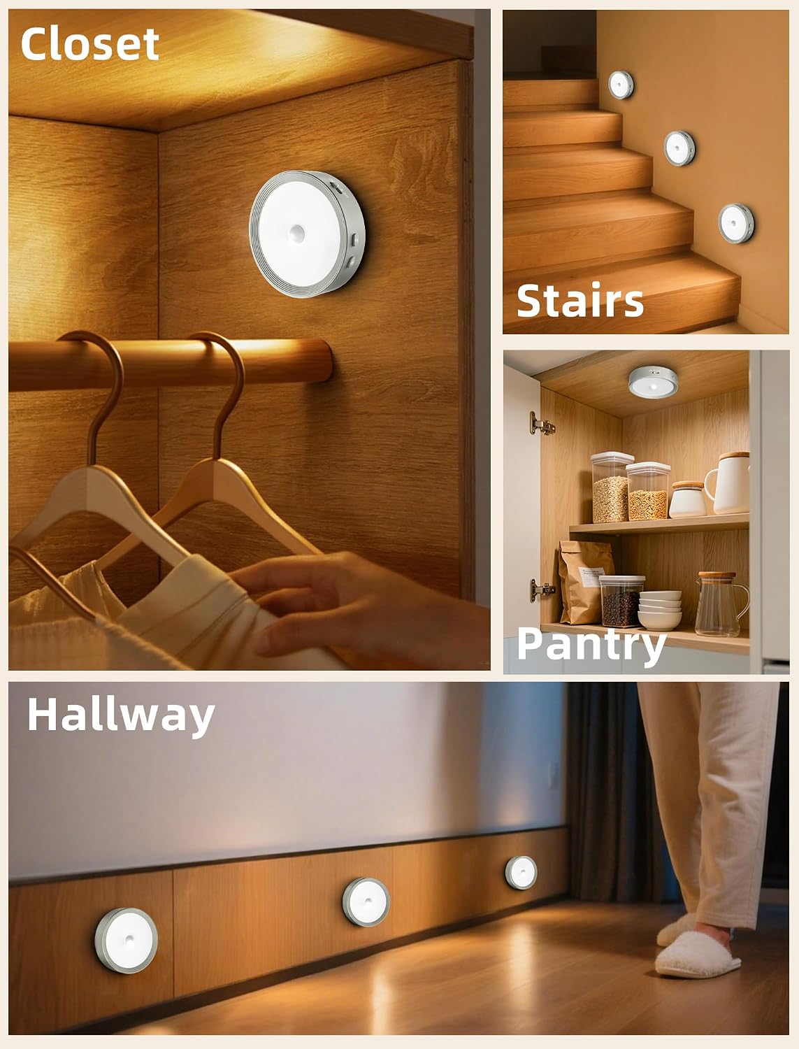 Thumbnail 6 de Besttour LED Puck Lights 10-Pack