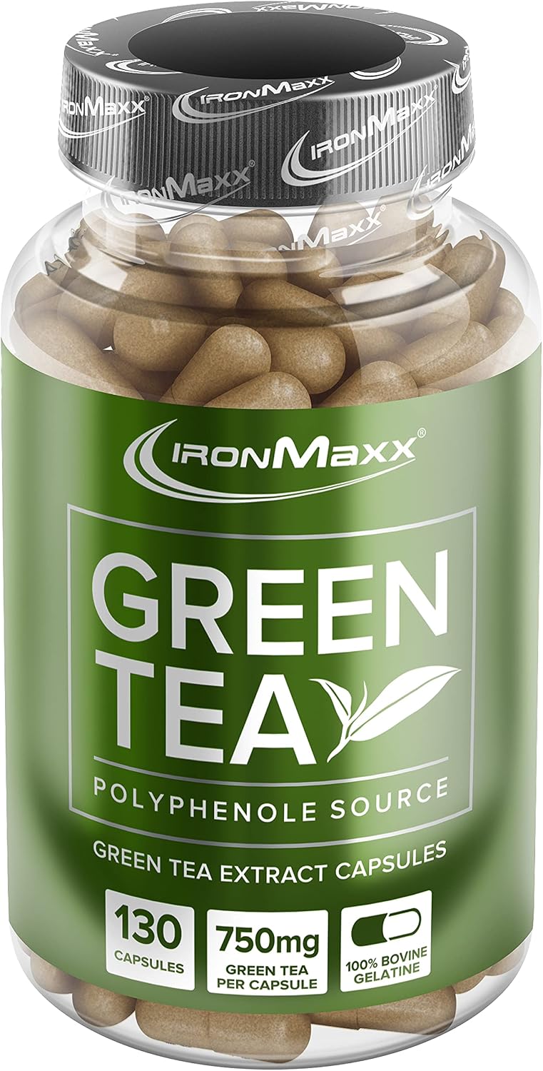 Thumbnail 6 de IronMaxx Green Tea – 300 Kapseln, Grüntee-Extrakt mit 339 mg EGCG und 180 mg Koffein pro Tagesdosis