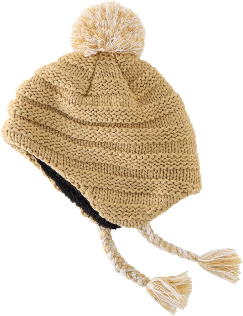 Thumbnail 1 de Magracy Toddler Earflap Beanie with Sherpa Lining – Knit Hat for Boys and Girls (1–3 years / 3–8 years)