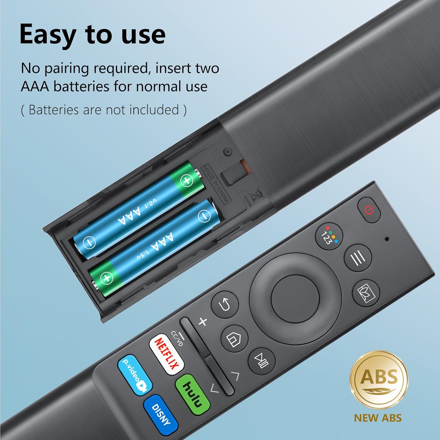 Detalle de Universal Replacement Remote Controls (Pack of 2) for Samsung Smart TVs (Upgraded) – No Voice