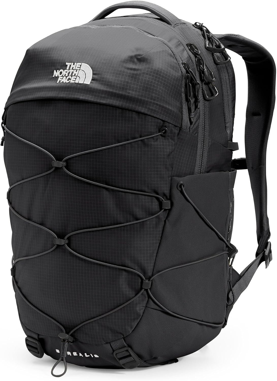 Detalle de The North Face Women's Borealis Backpack (Blk/Wht-NPF) — Everyday Comfort for Work, Classes, and Commutes