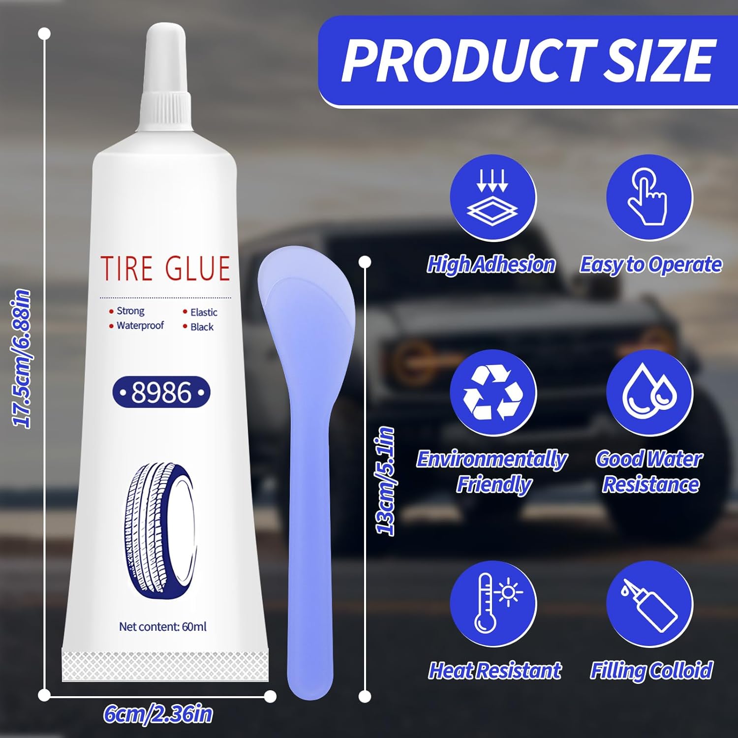 Detalle 2 de SPINNE LUCAS 120ml Reifenkleber fĂĽr Reifenreparatur đź›