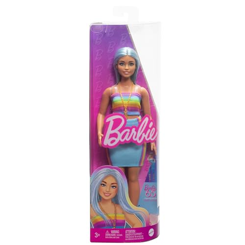 Thumbnail 5 de Barbie Fashionistas 218 - Muñeca Coleccionable 65 Aniversario 🌈