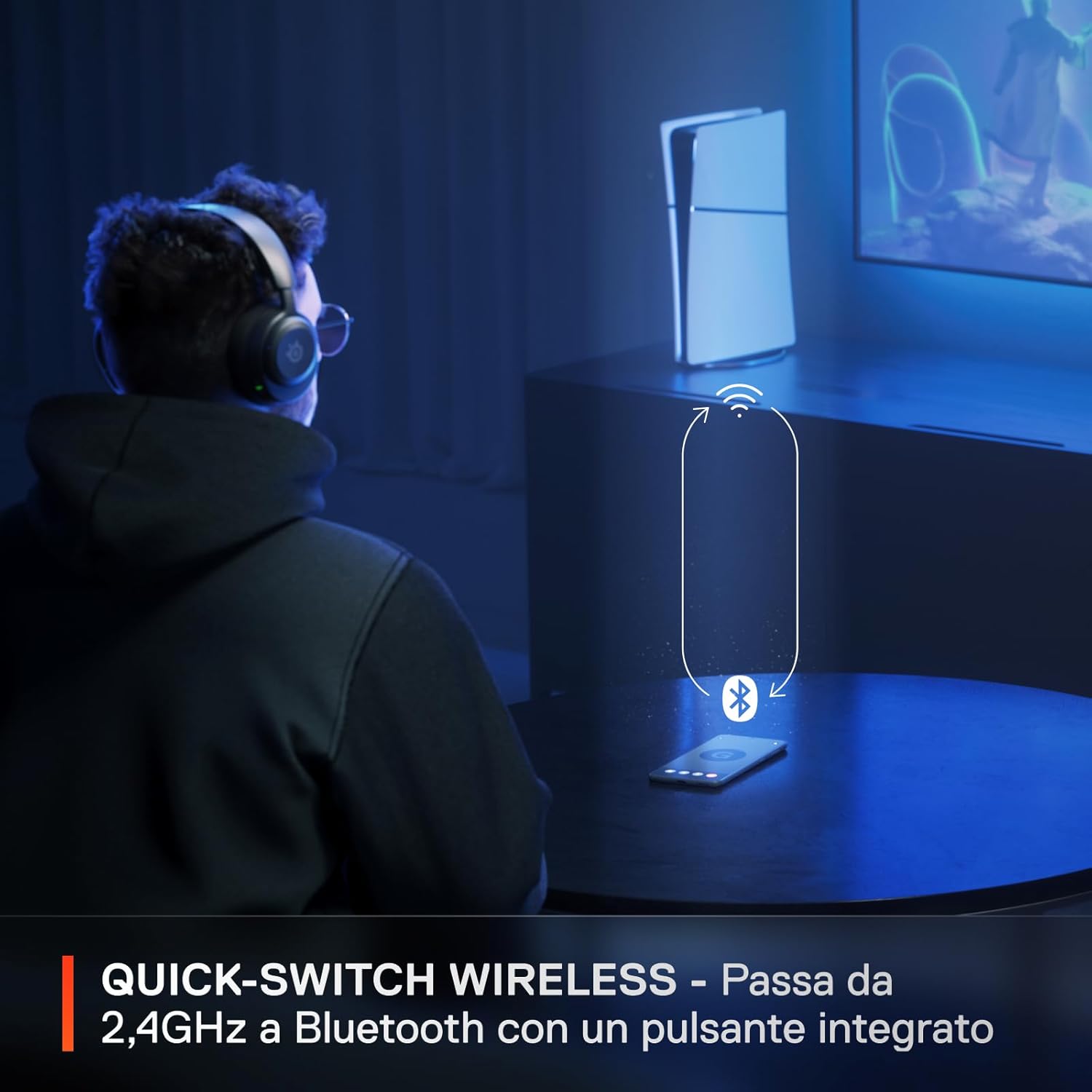 Thumbnail 2 de SteelSeries Arctis Nova 5P cuffie PS5 60 HR