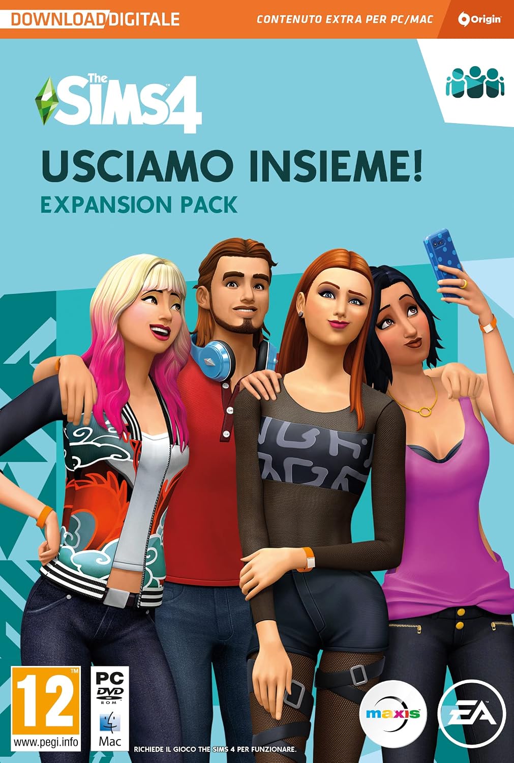 Detalle de The Sims 4 Usciamo Insieme cod. Origin PC