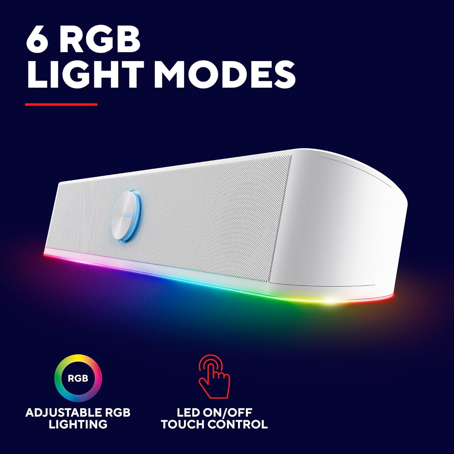 Thumbnail 3 de Trust Gaming GXTrust 1619W Rhox RGB Soundbar