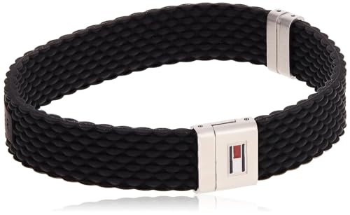 Thumbnail 3 de Tommy Hilfiger Bracelet Homme en Silicone Noir ou Bleu – fermoir magnétique en acier inoxydable