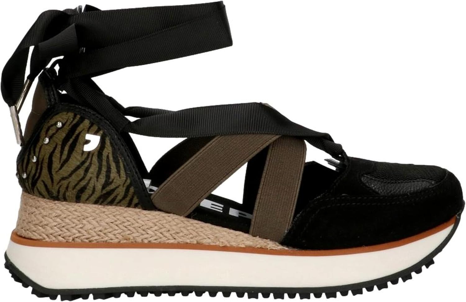 Thumbnail 1 de SETTALA Chaussures noires femmes, style espadrille – Sneakers confortables