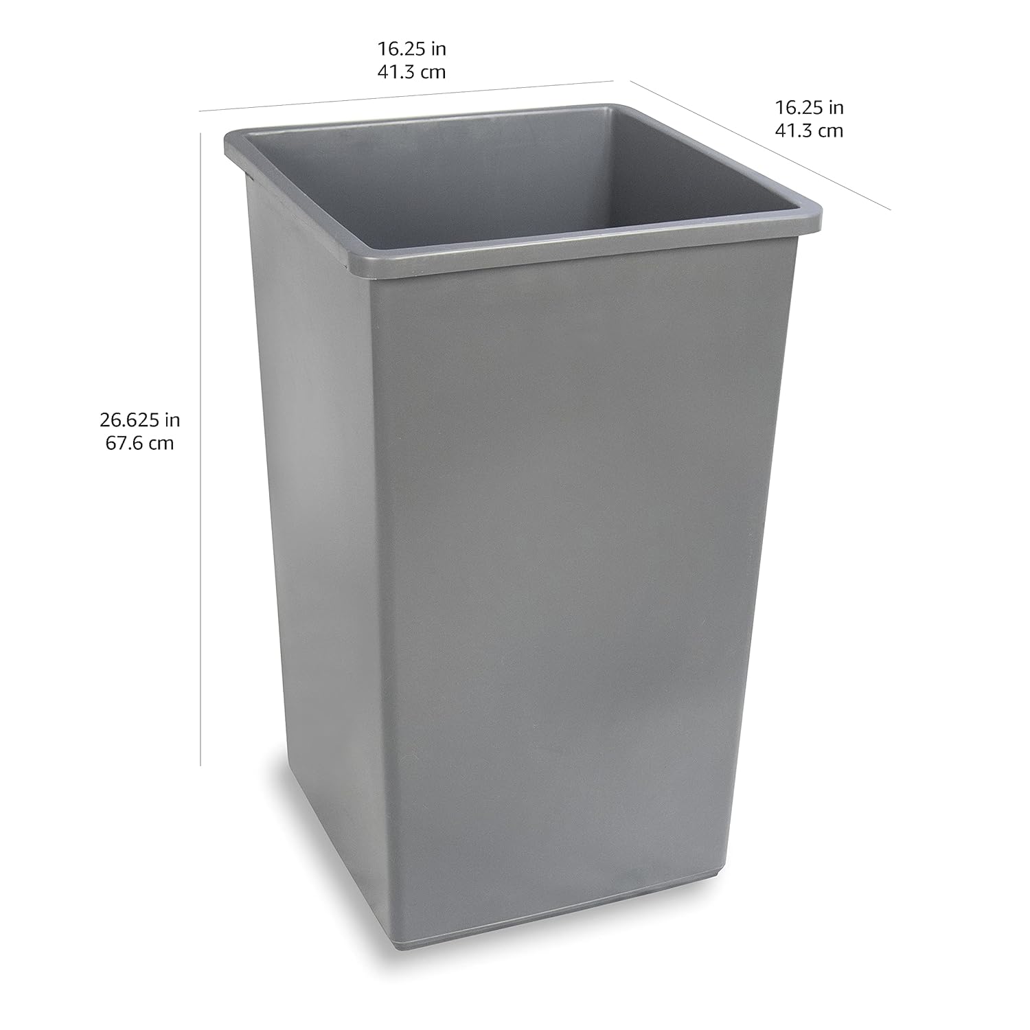 Thumbnail 2 de Amazon Basics Square Wastebasket 25 gal 🗑️