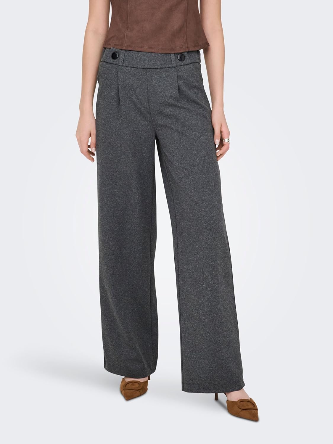 Thumbnail 1 de JdY Damen Marlene Hose GEGGO – weit geschnittene Culotte/Flare mit Schlupfbund