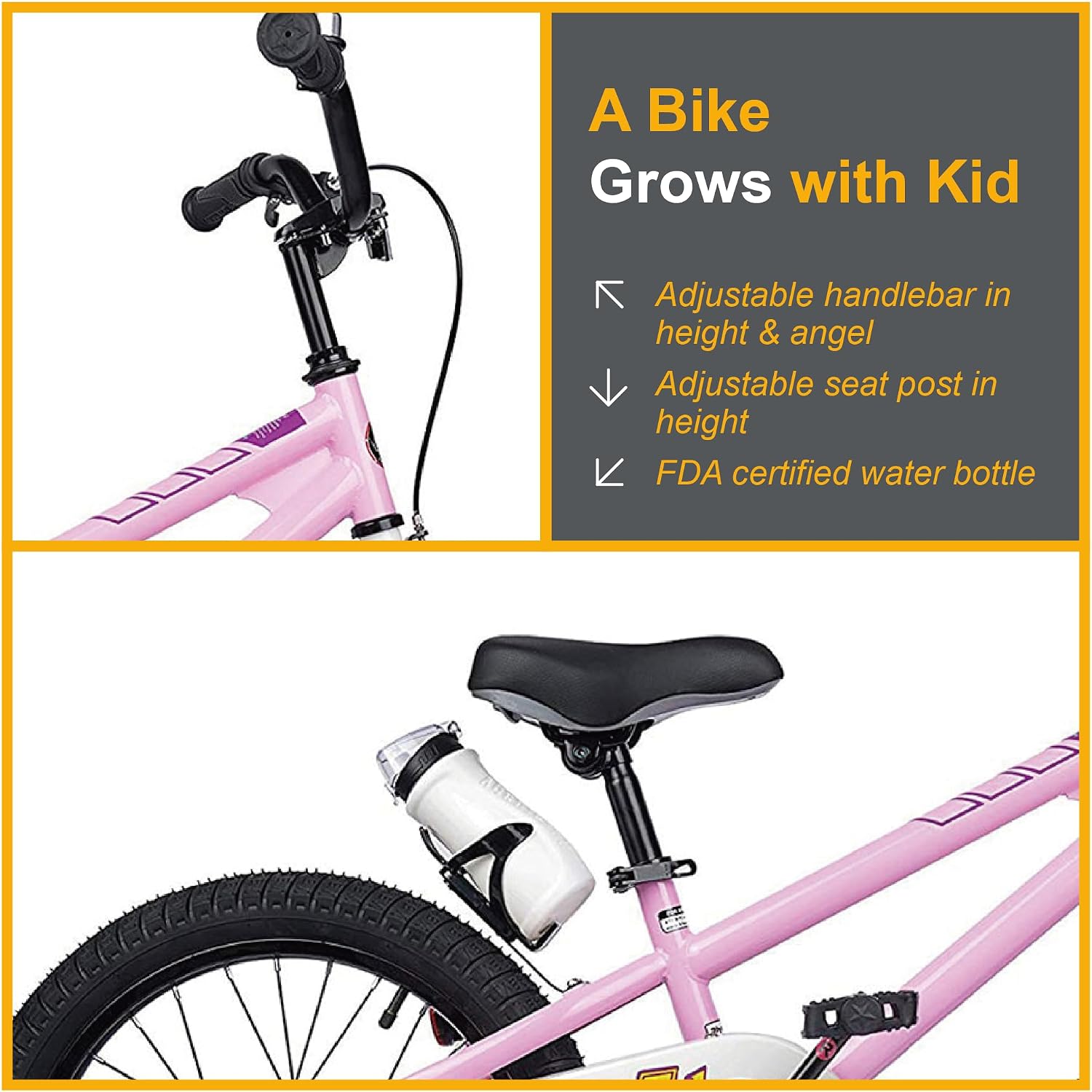 Thumbnail 5 de RoyalBaby Kids Bike 12–20 Inch