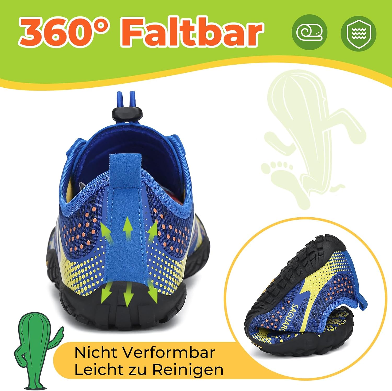 Thumbnail 5 de SAGUARO Barfußschuhe Kinder Gr.24–36
