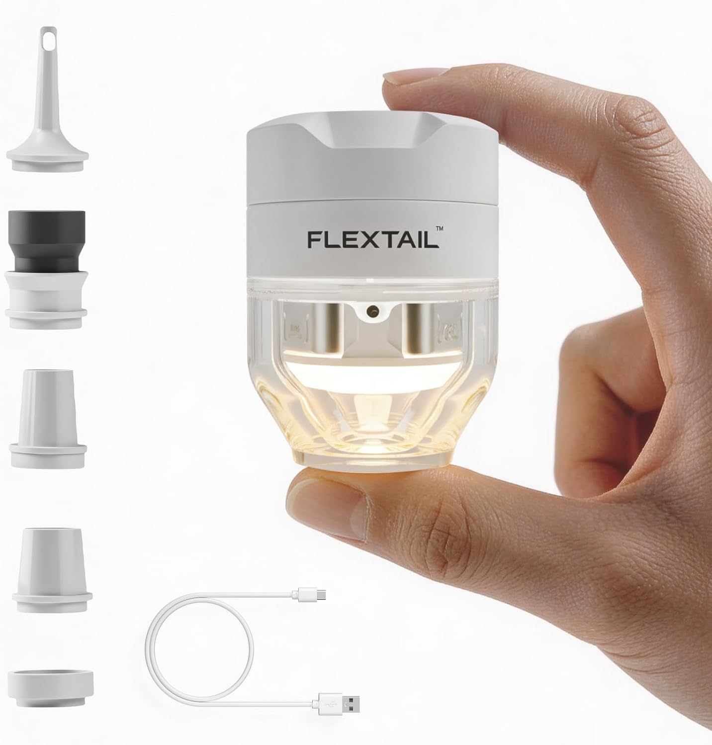 Detalle de FLEXTAILGEAR Portable Air Pump: Tiny, powerful, and versatile for inflatables