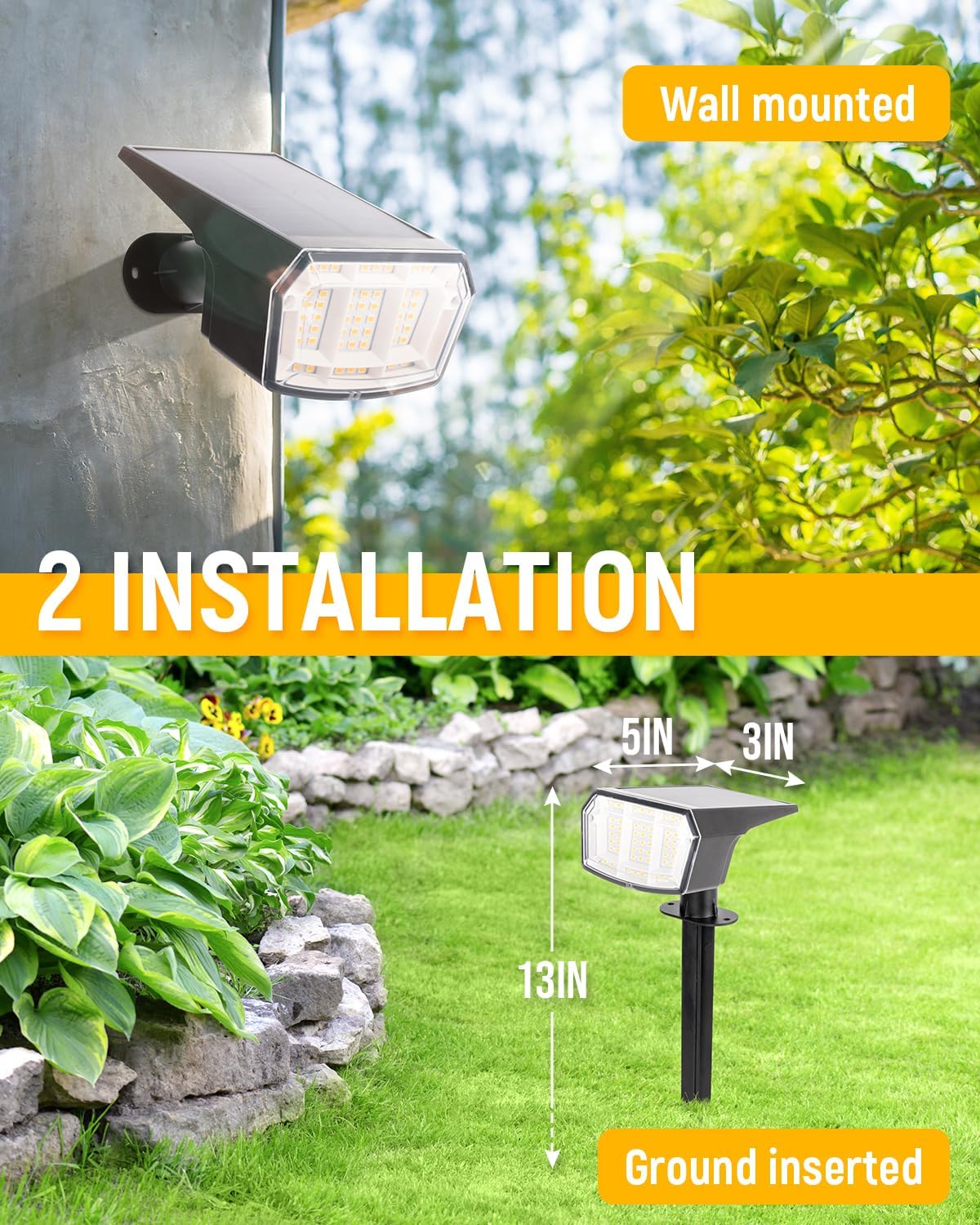 Detalle 2 de SYNCGLOW Solar Spotlights 10-Pack
