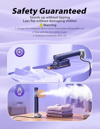 Thumbnail 8 de Sundu Steamer: 15s Heat-up, 180ml Tank, Gloves Included – 2-in-1 Travel & Home Iron & Steamer