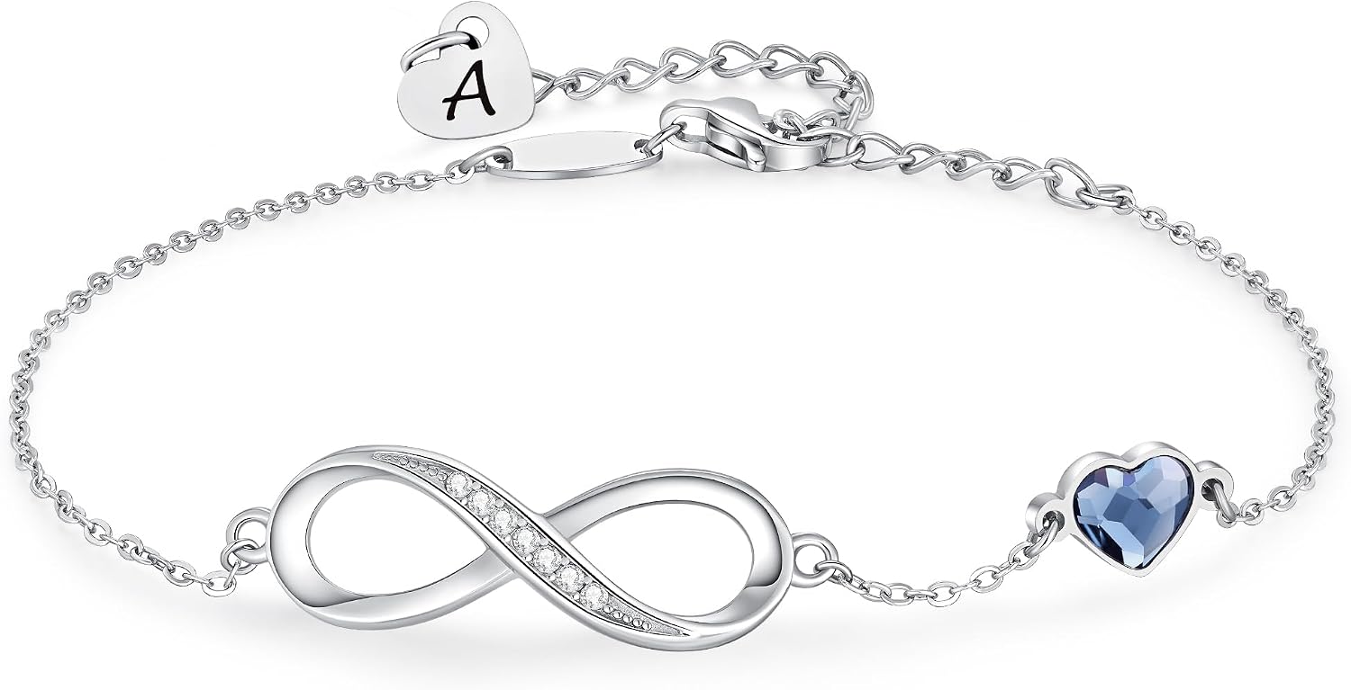Thumbnail 6 de LOUISA SECRET Bracciale Donna Argento 925 Infinito Cuore con Zirconi – Regalo romantico