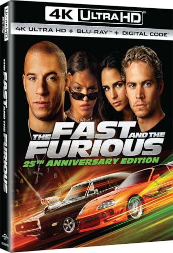 Detalle 2 de The Fast and the Furious – 25th Anniversary Edition (4K Ultra HD + Blu-ray + Digital)