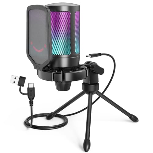 Imagen de FIFINE AmpliGame A6V USB Gaming Microphone en OfertitasTOP