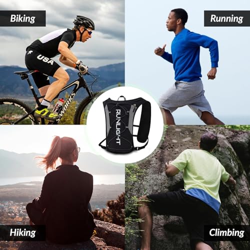 Thumbnail 6 de Runlight Gilet de course G220 (noir) – gilet d’hydratation ajustable avec poche d’eau 1,5 L