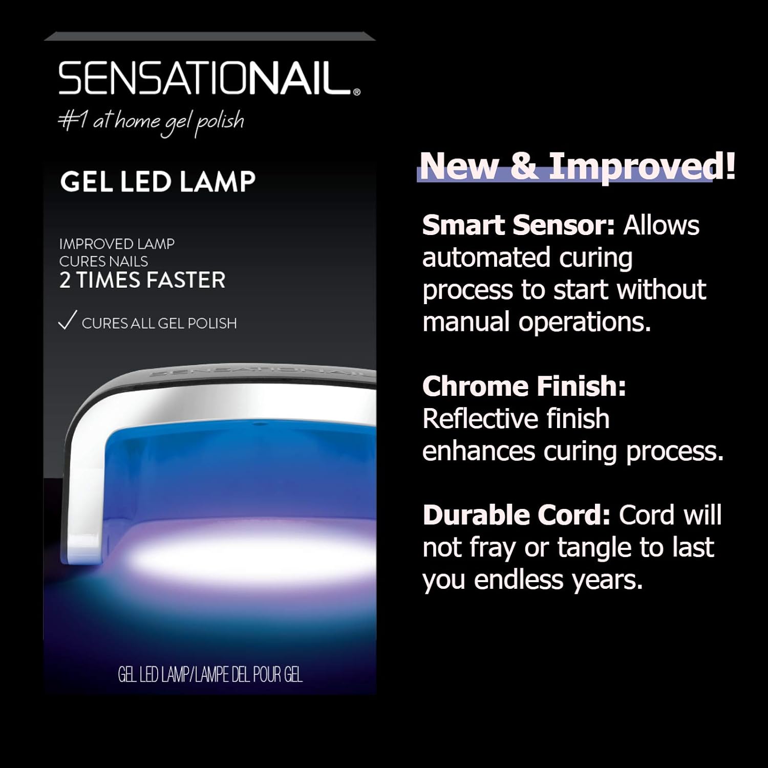 Detalle de Sensationail Gel LED Nail Lamp 30s curing ๐