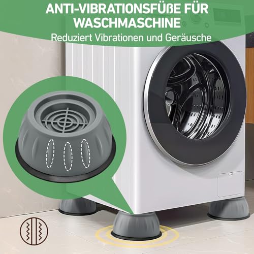 Thumbnail 2 de XIANGLONGY Waschmaschinenfüße 4 Stück – Anti-Vibration Dämpfer, rutschfest