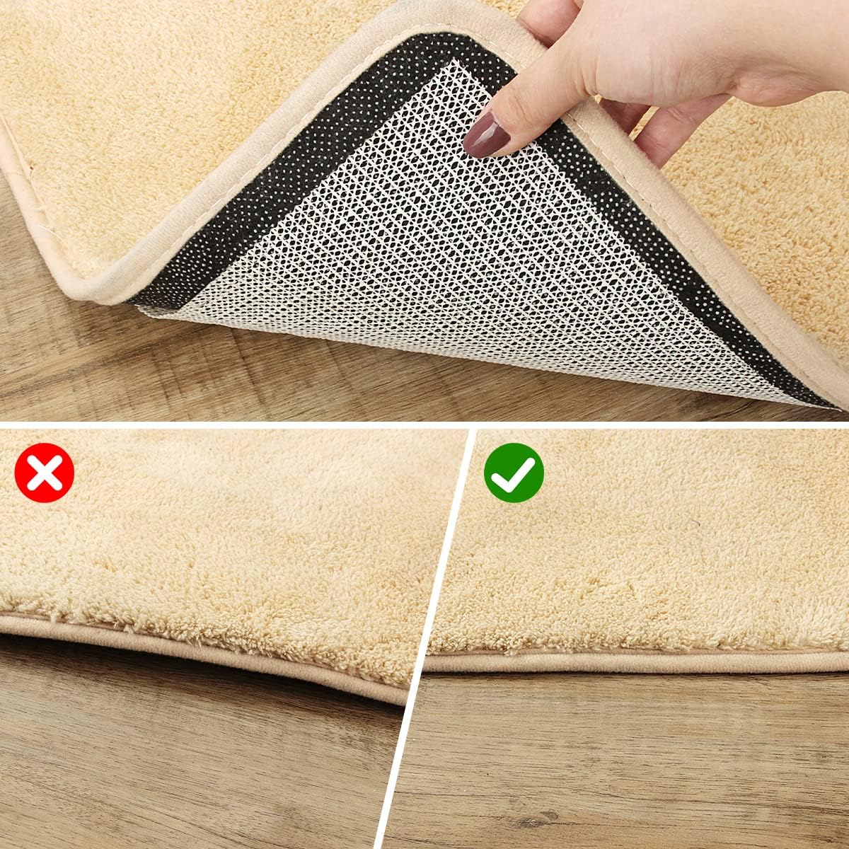 Detalle de FACIACC Anti Slip Rug Underlay 120x180 cm