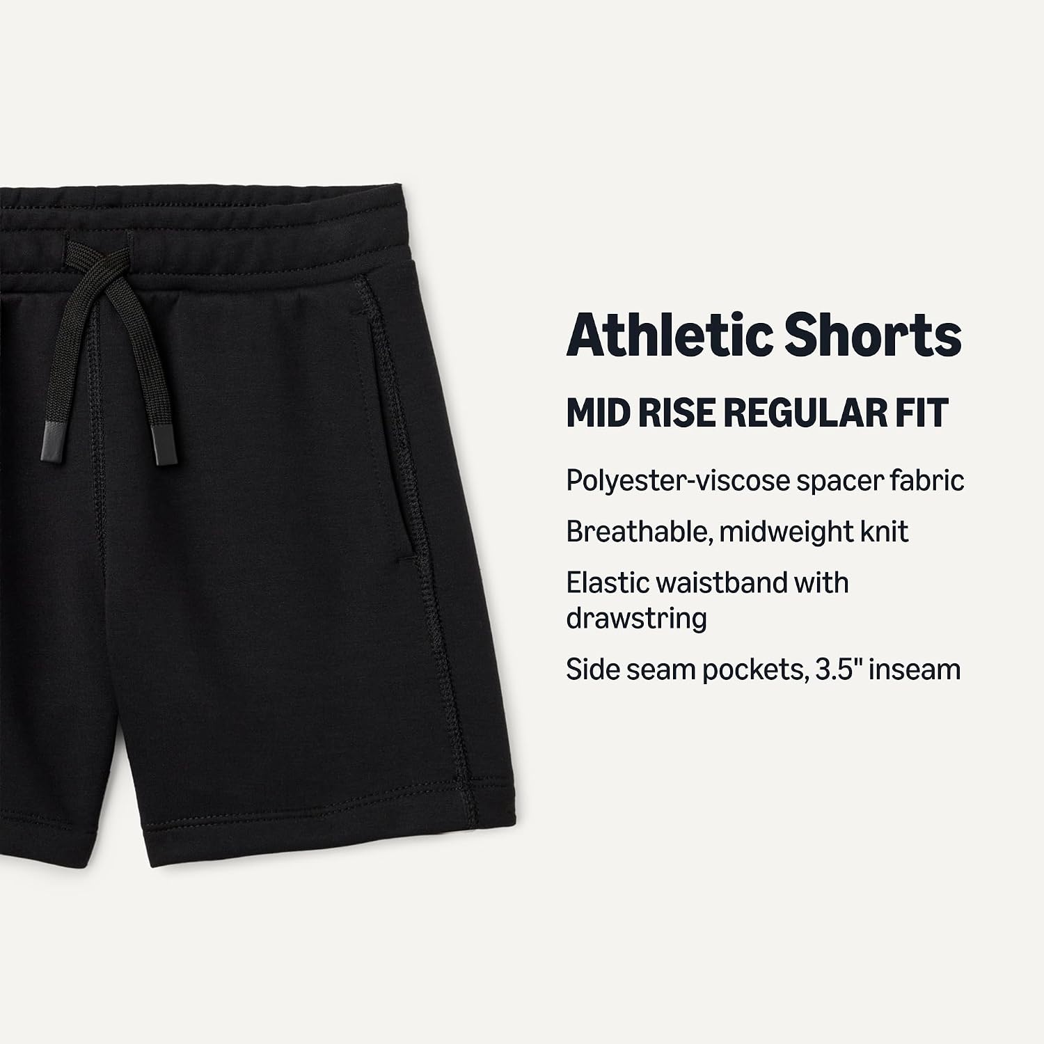 Thumbnail 1 de Amazon Essentials Girls’ Athletic Regular Fit Workout Shorts with Pockets