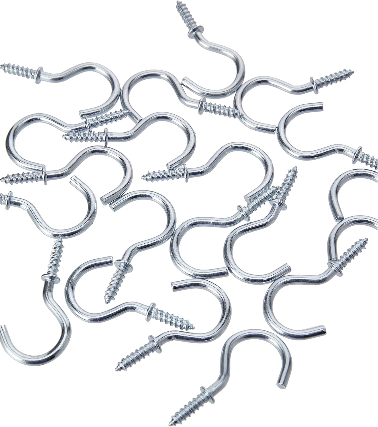 Detalle 1 de Merriway BH01111 Chrome Plated Mug Shouldered Cup Hooks — 20 Pack (25 mm)