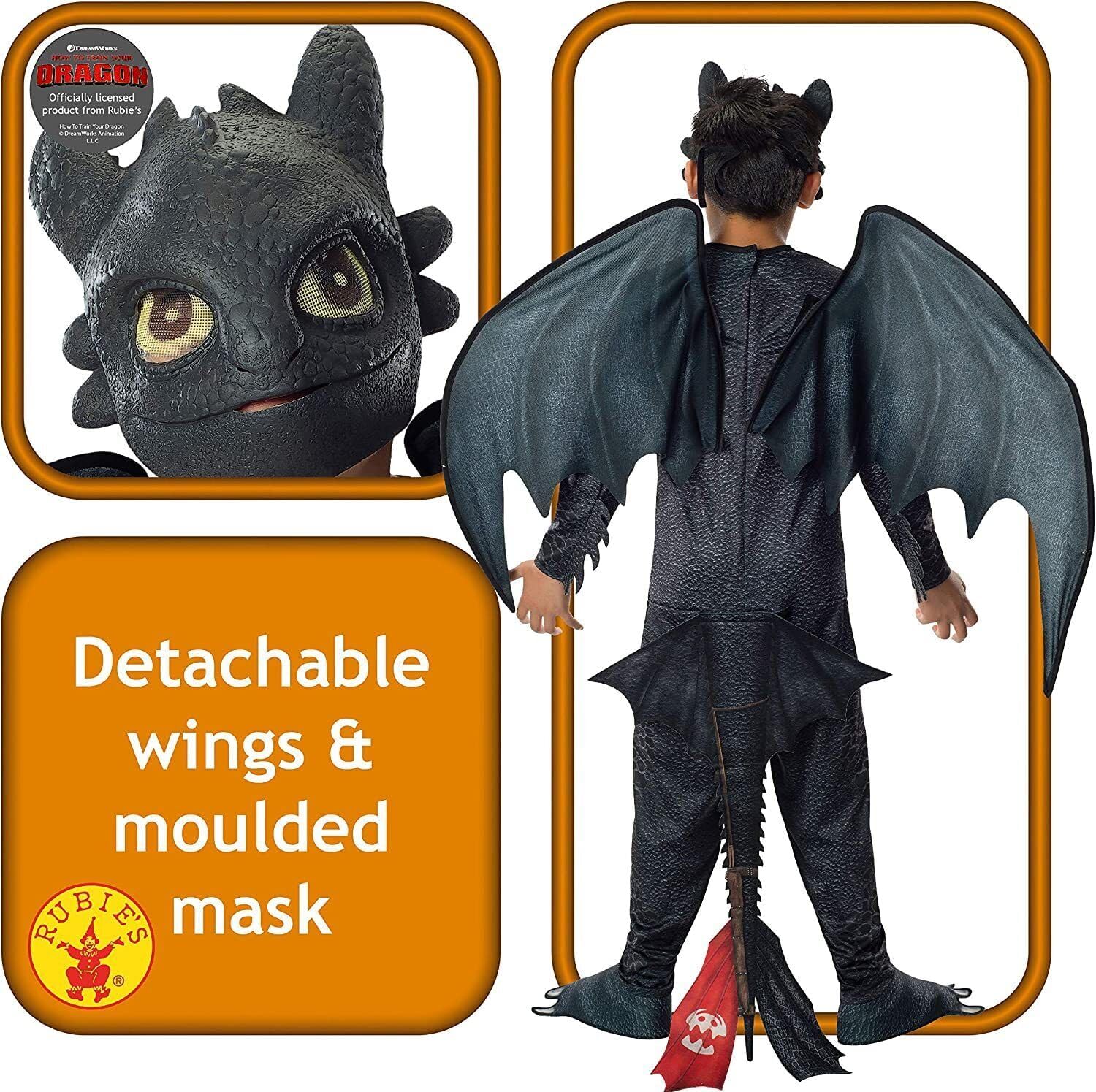 Thumbnail 1 de Rubie's Toothless Night Fury Kids Costume