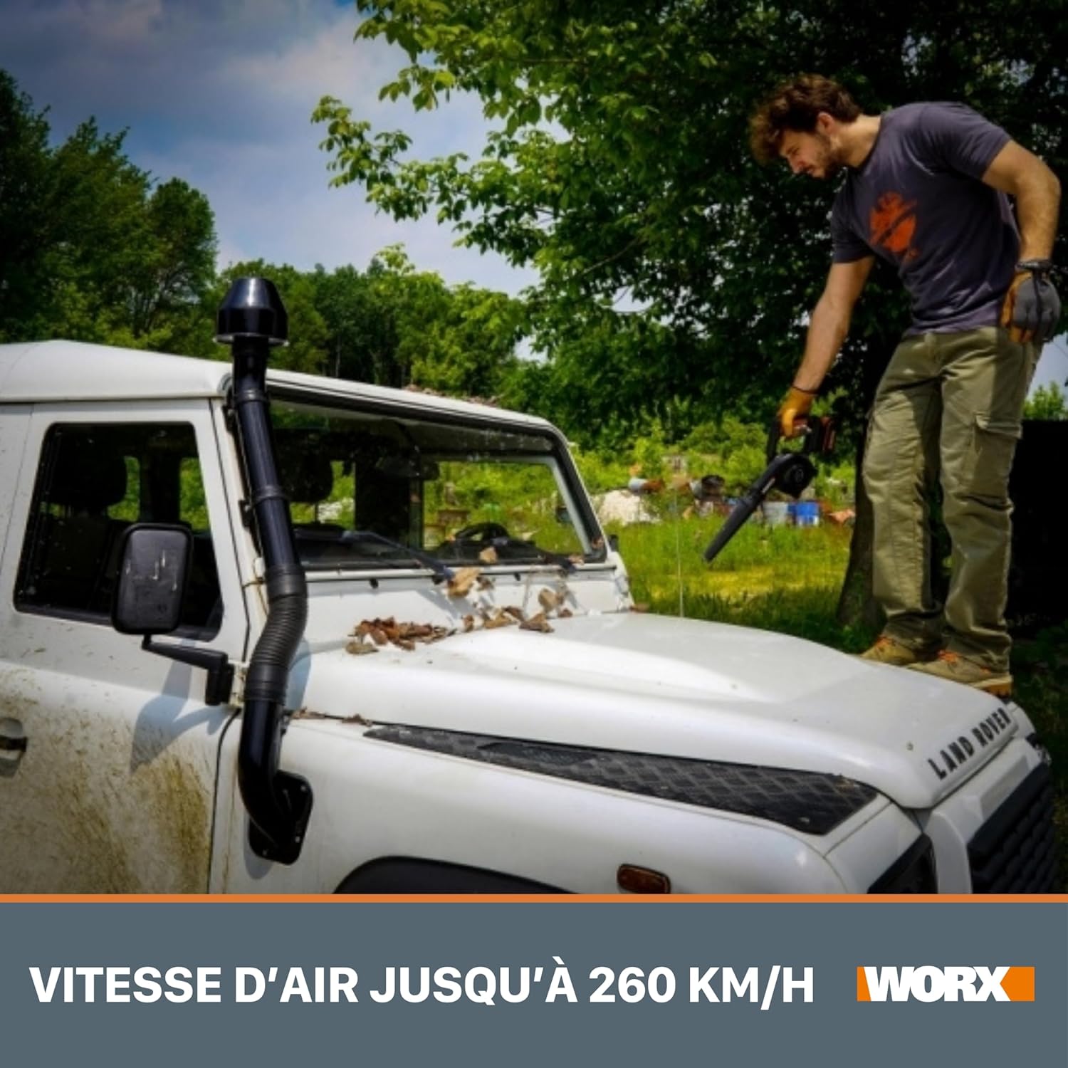 Thumbnail 4 de WORX WX094.9 Souffleur sans fil 20V-2Ah — léger, polyvalent et adaptable
