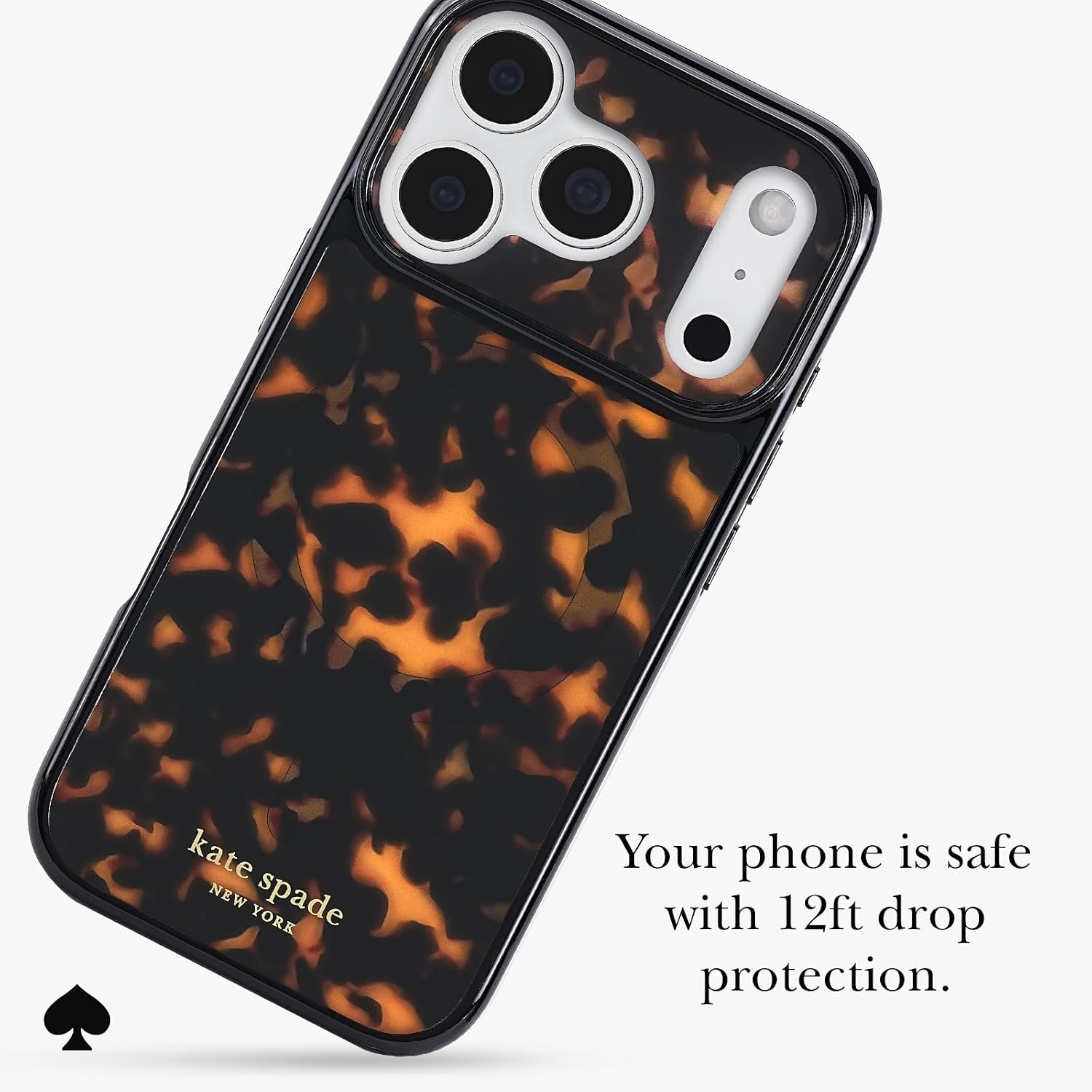 Detalle 2 de kate spade new york iPhone 17 Pro Tortoise MagSafe case