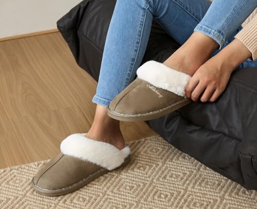 Thumbnail 1 de Misolin Chaussons femme et homme 38,5-40 EU, mousse à mémoire de forme, vert mousse