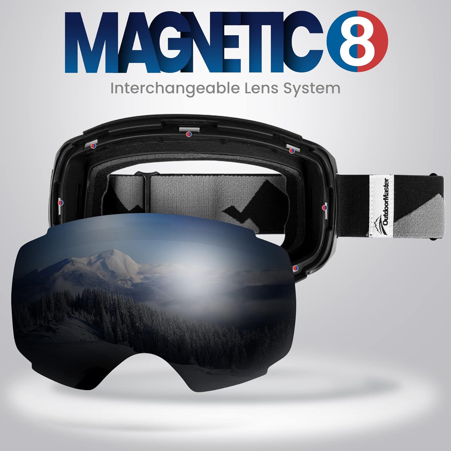 Detalle 2 de OutdoorMaster Ski Goggles PRO Replacement Lens 20+