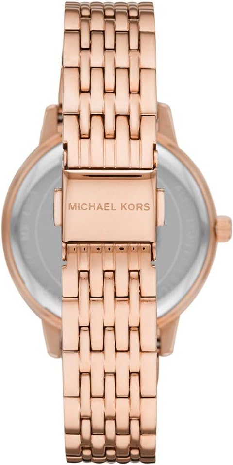 Thumbnail 1 de Michael Kors Montre Melissa pour Femme – Montre quartz 3 aiguilles, bracelet acier inoxydable, cadran rose gold, 36 mm
