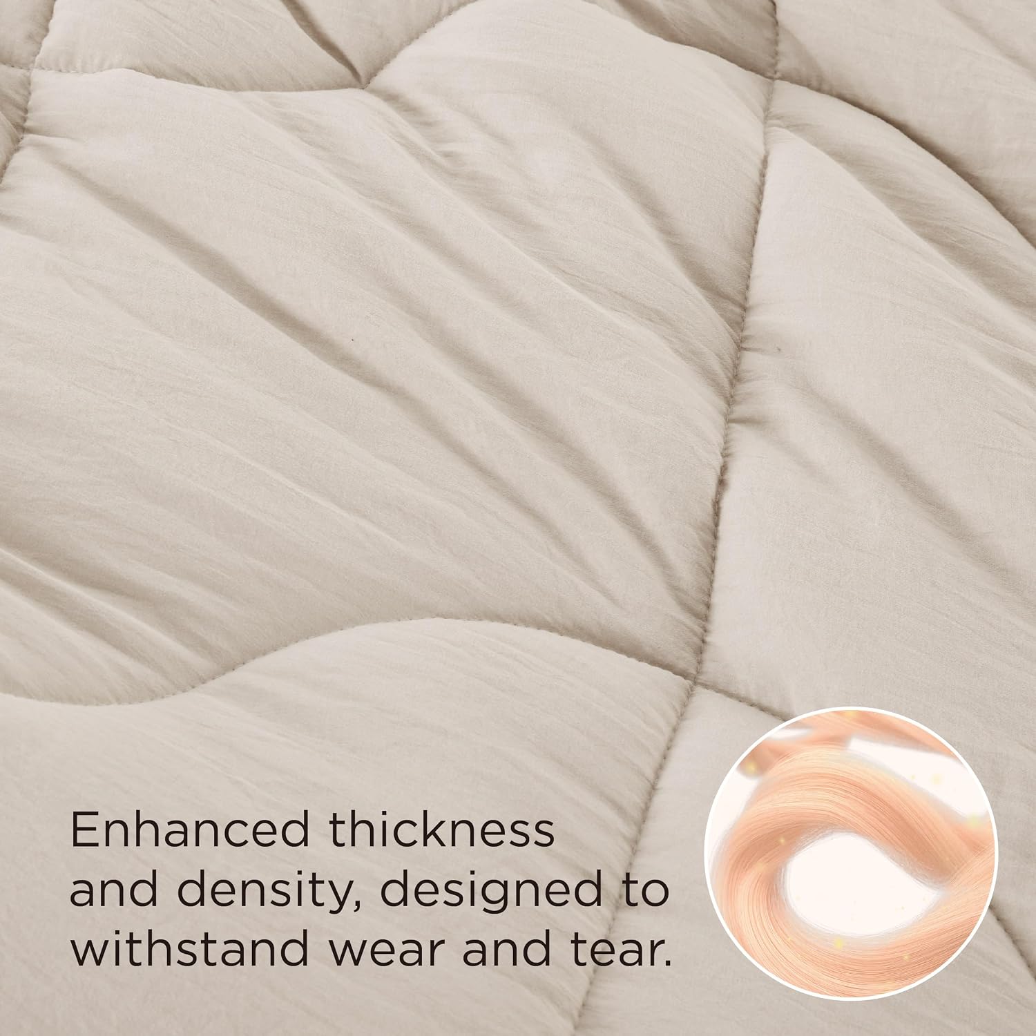 Detalle de Bedsure Queen Comforter 88 x 88 Inches