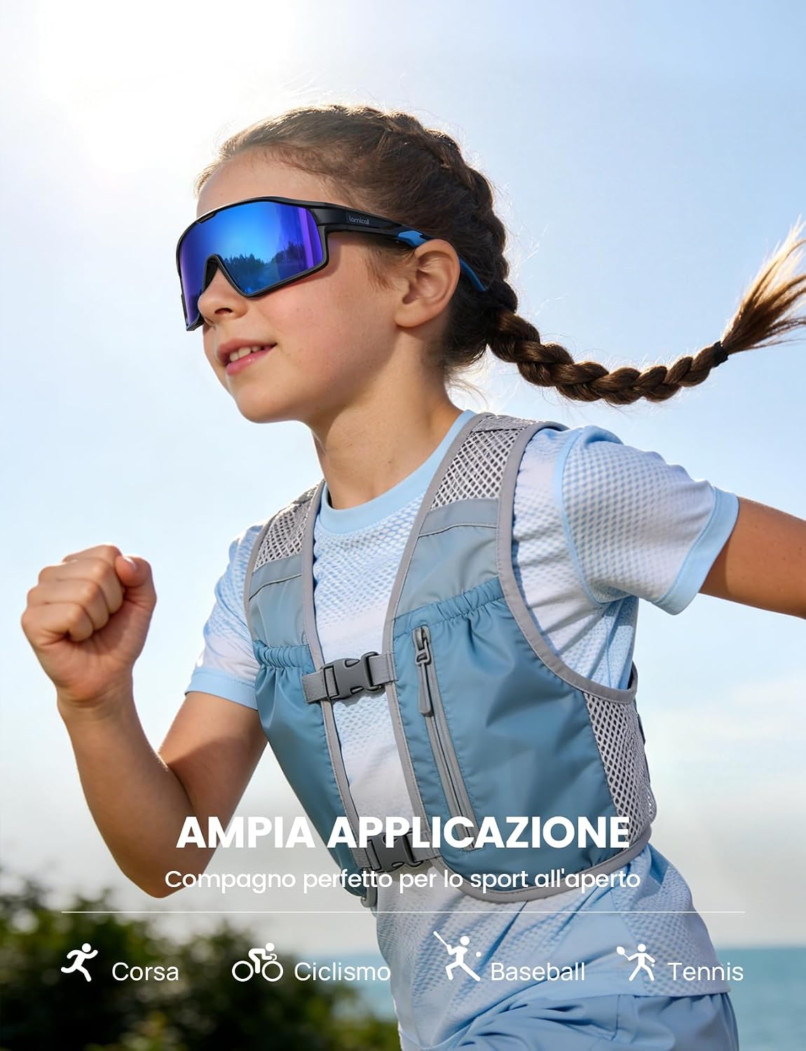 Thumbnail 5 de Lamicall Occhiali Polarizzati per Bambini: protezione UV400, leggerezza da 22 g e TR90 flessibile
