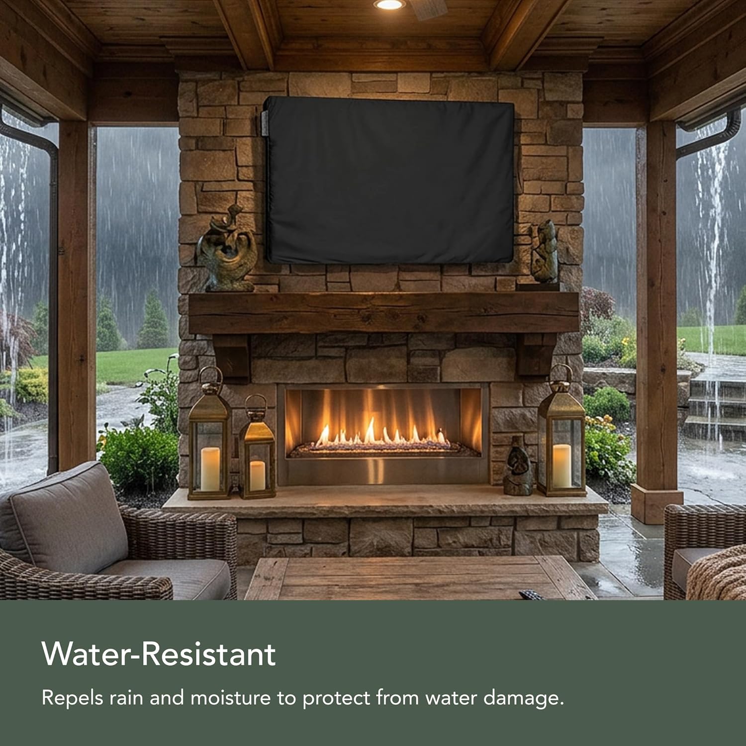 Thumbnail 6 de Covermates Outdoor Full TV Cover for 55–59-Inch Sets: All-Weather, Water-Resistant Protection