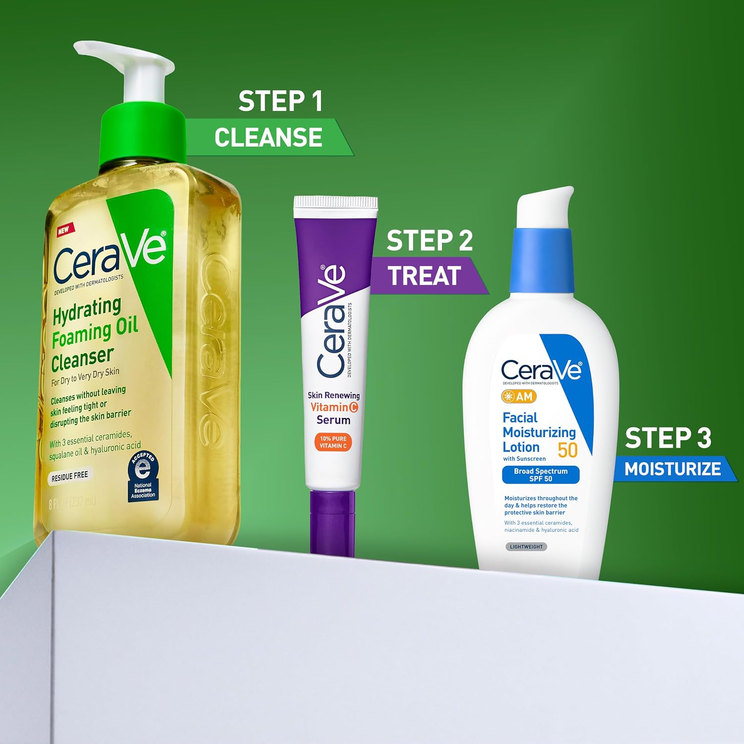 Thumbnail 5 de CeraVe Hydrating Foaming Oil Cleanser 19 fl oz