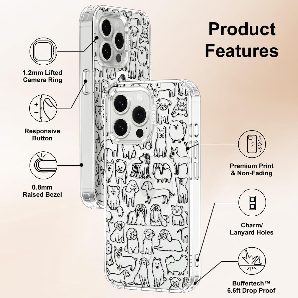 Thumbnail 6 de MOSNOVO Case for iPhone 13 Pro — Clear, MagSafe-Compatible with Buffertech Drop Protection