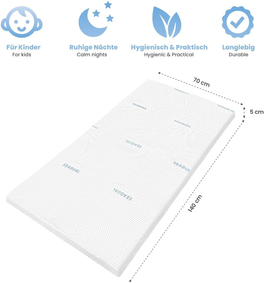 Thumbnail 5 de Dailydream Topper lettino junior 140x70 cm memory foam 5 cm – Edition Kids Standard, modello M