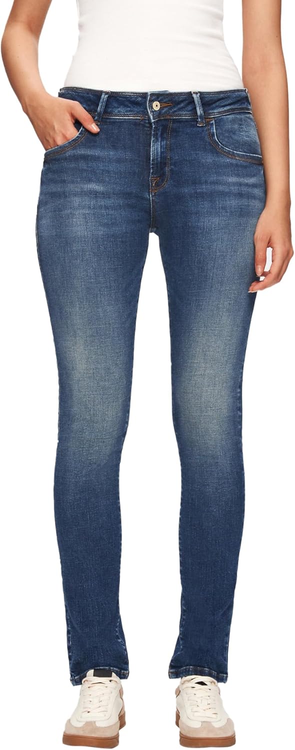Thumbnail 3 de LTB Jeans Femme : jean décontracté polyvalent, mid rise et denim bleu foncé