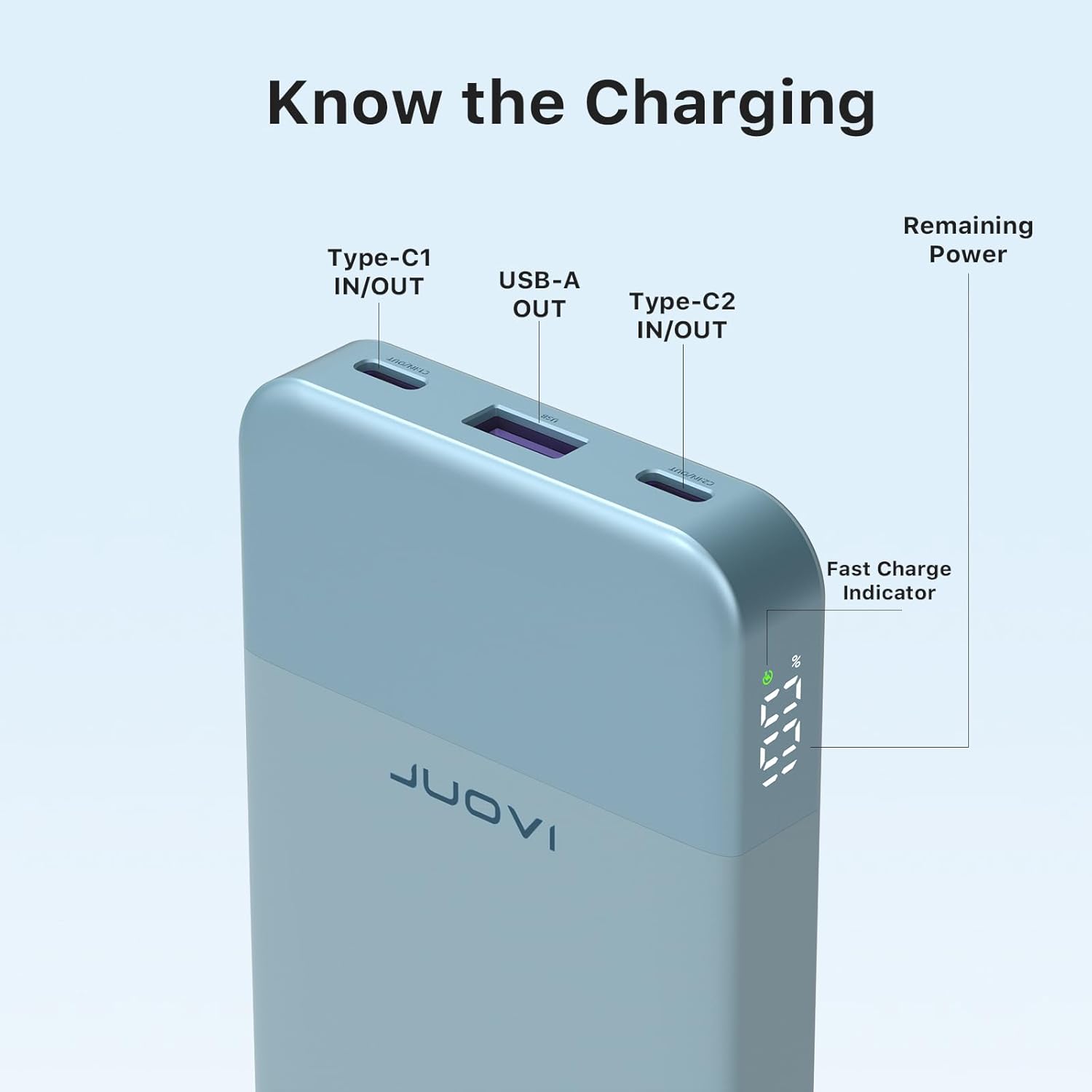 Thumbnail 2 de JUOVI Power Bank 10000mAh 35W