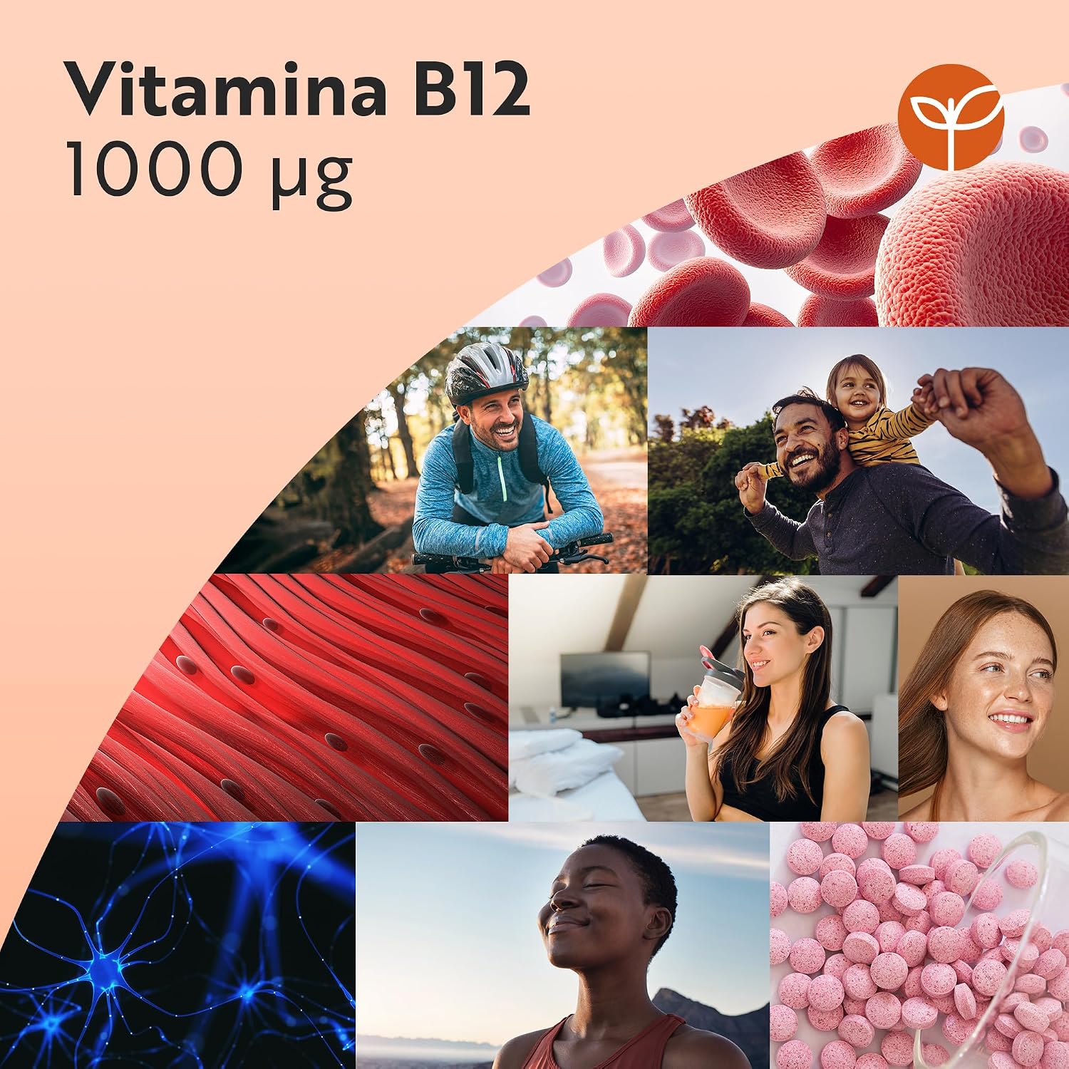 Detalle de Nutravita Vitamina B12 1000mcg 365 tabletas