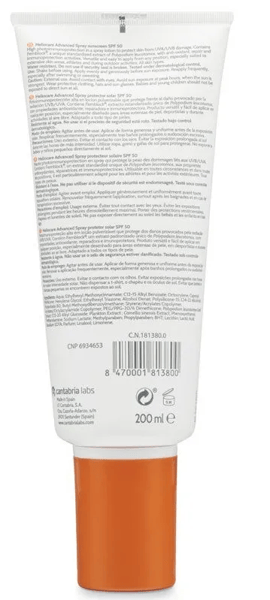 Thumbnail 1 de Heliocare Advanced Spray SPF50 3x200 ml de Cantabria Labs: protección solar en spray para pieles expuestas