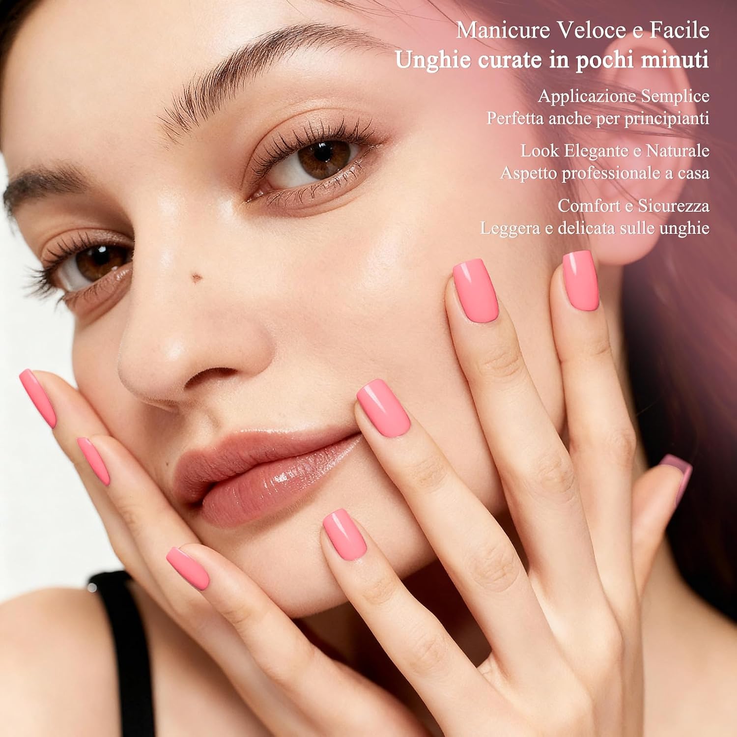Detalle de Bagavs Unghie Gel Adesive UV 20 PCS 💅