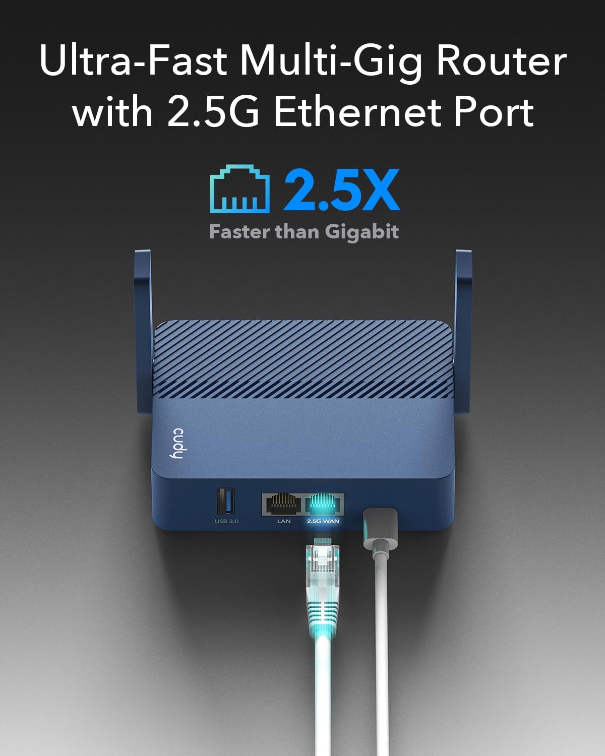 Detalle 2 de Cudy TR3000 Router de Viaje Wi‑Fi 6