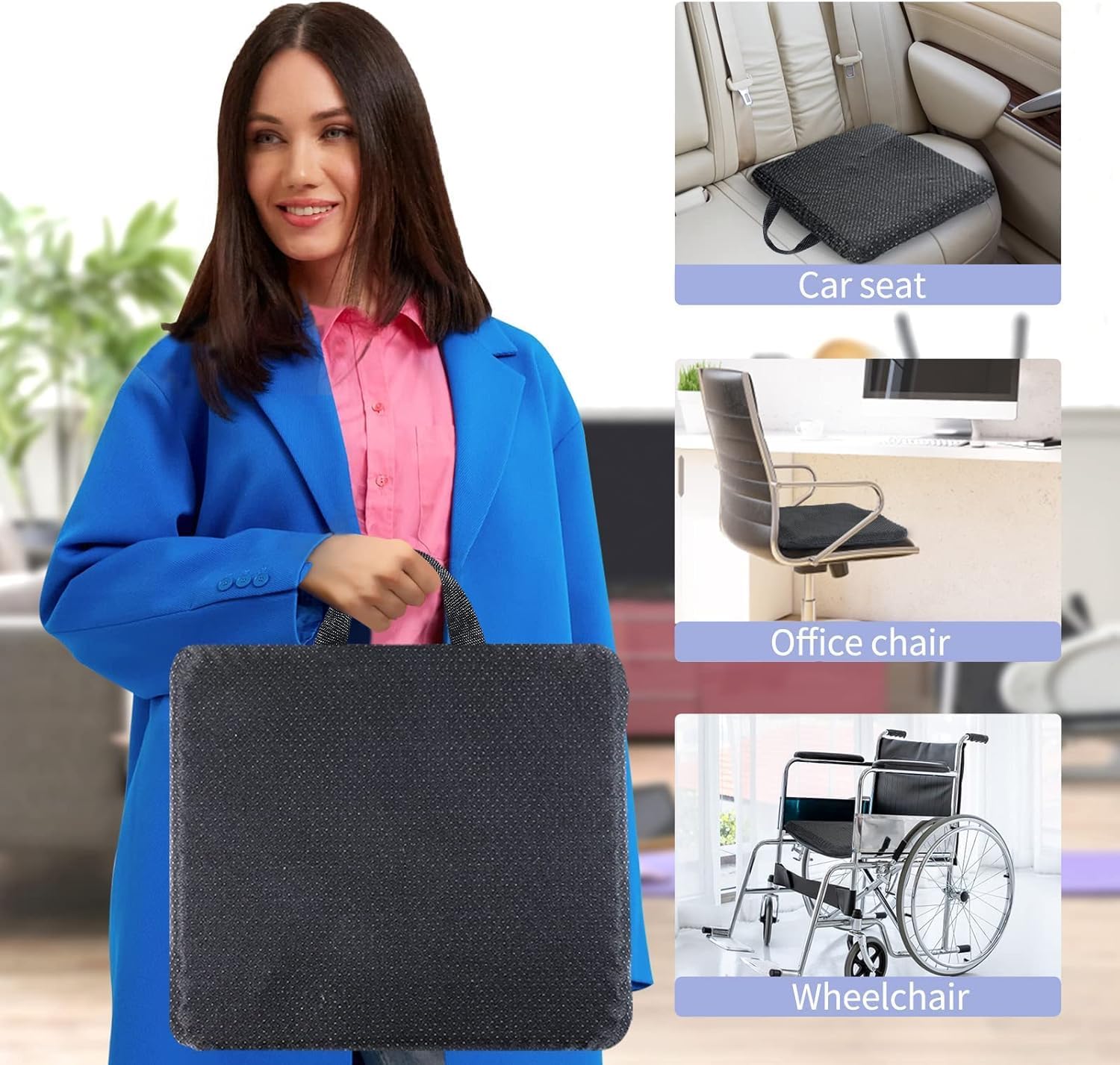 Thumbnail 6 de Fzitiy TYT-8 Gel Seat Cushion, Double-Layer Honeycomb Design
