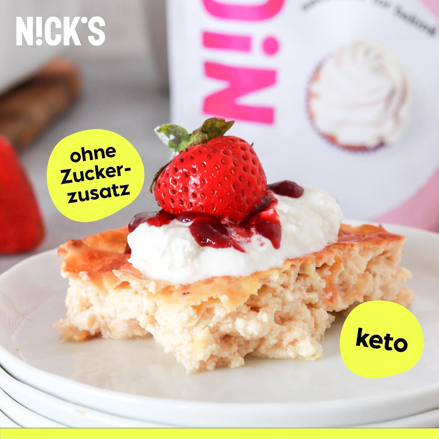 Detalle 2 de NICKS Use Like Sugar kalorienarm 1 kg 🍬