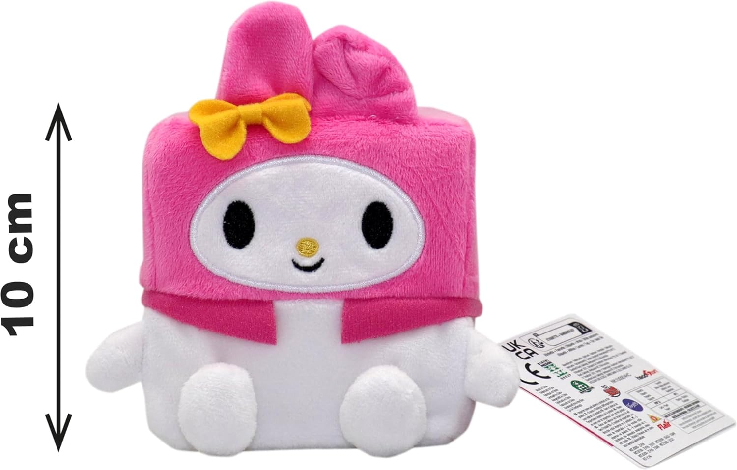 Thumbnail 3 de Hello Kitty Cubeez My Melody – Peluche carrée de 10 cm, dès la naissance